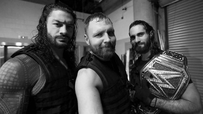 Dean Ambrose backstage before his final WWE appearance